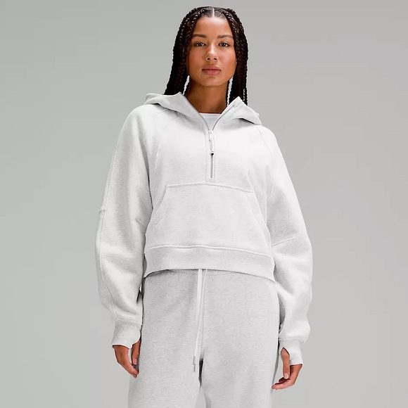 lululemon athletica Tops - Lululemon Scuba Oversized Half-Zip Hoodie M/L